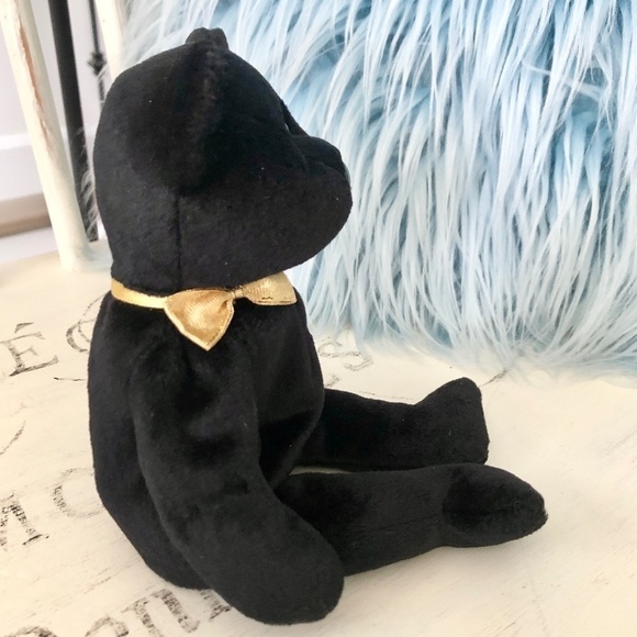TY Beanie Baby, The End, Black, Bear, Vintage, 1999, Very Nice‎ Condition - Picture 3 of 11